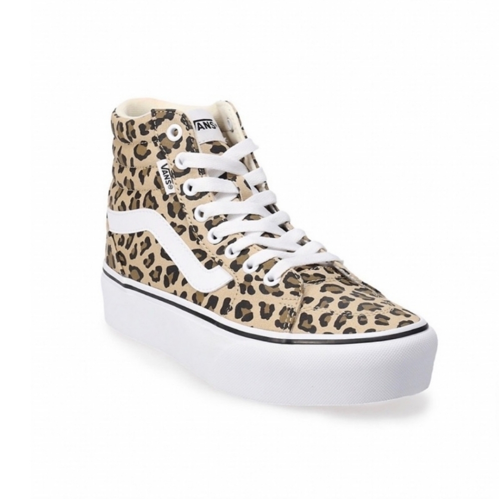 Vans Filmore Hi Top Leopard Platform Sneakers